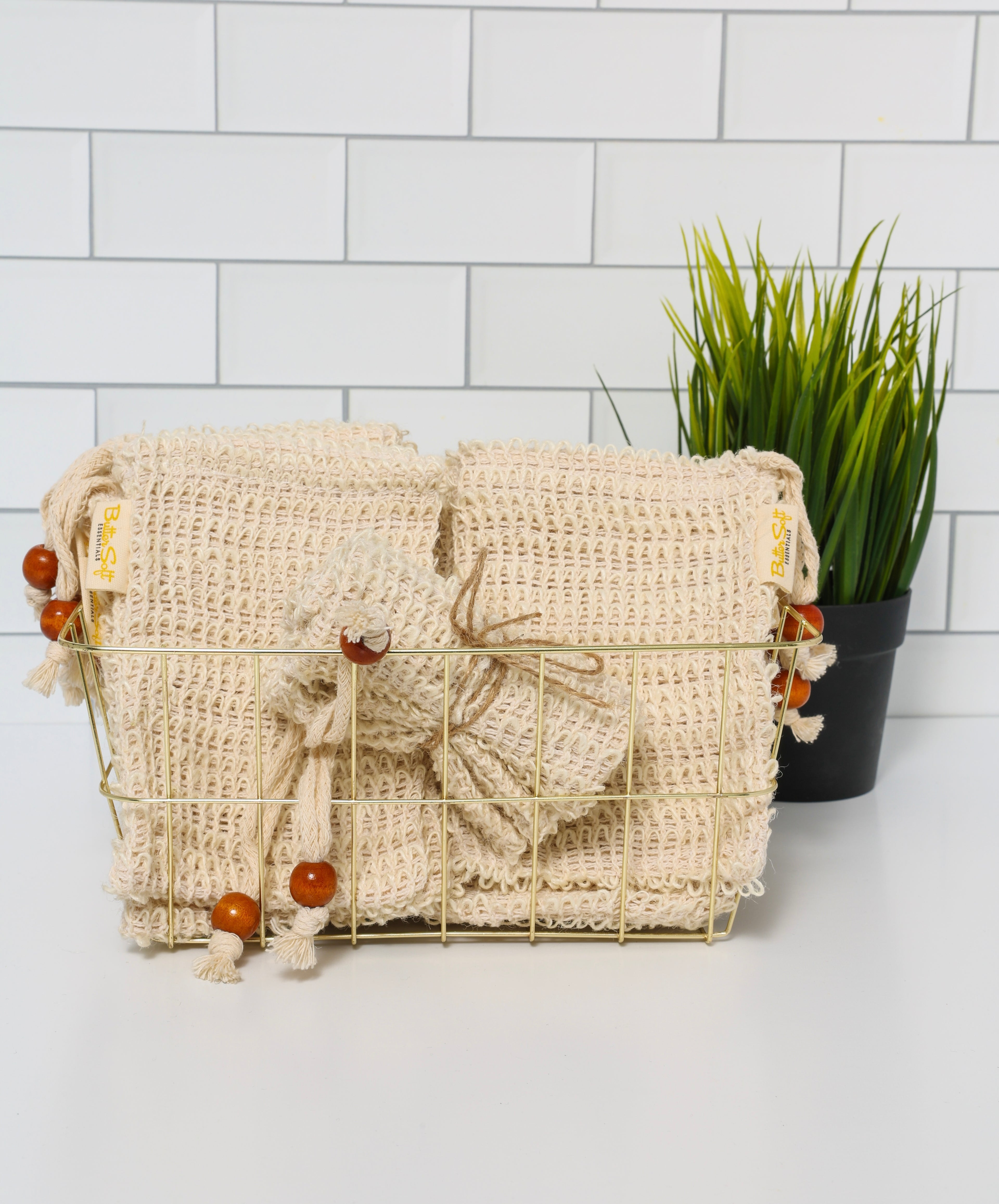 BSE Natural Exfoliating Soap Bags [3-Pack]